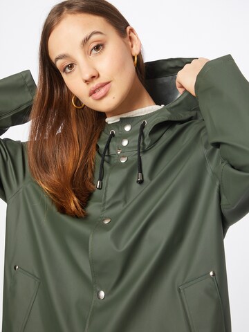 Stutterheim Between-Seasons Coat 'Stockholm' in Green