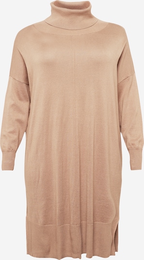 Fransa Curve Strickkleid 'Alma' in beige, Produktansicht