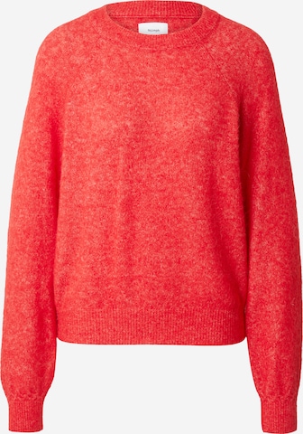 NÜMPH Sweter 'RIETTE' w kolorze czerwony: przód