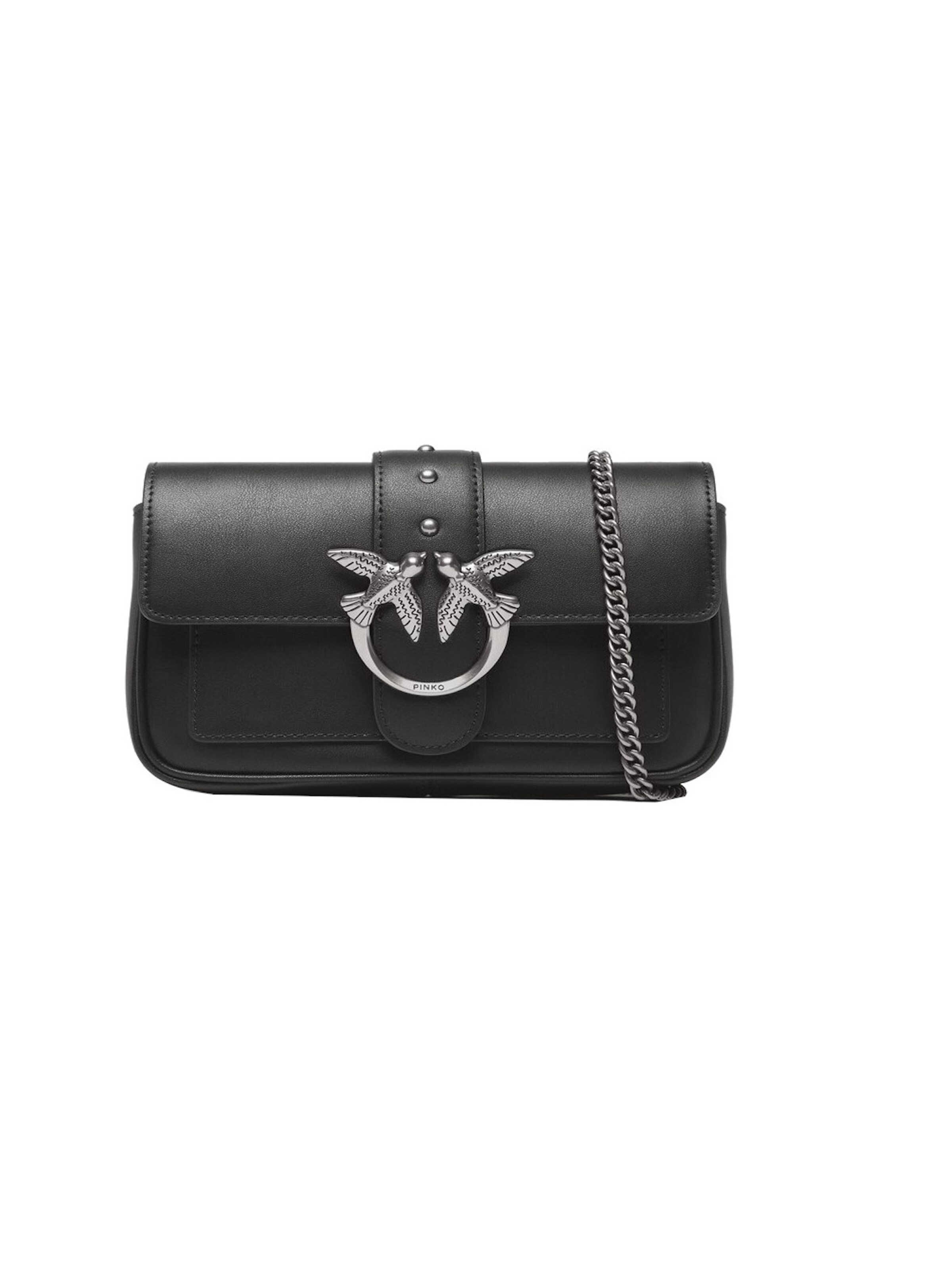 Borsa a tracolla '100061 A0F1' di PINKO in nero: frontale