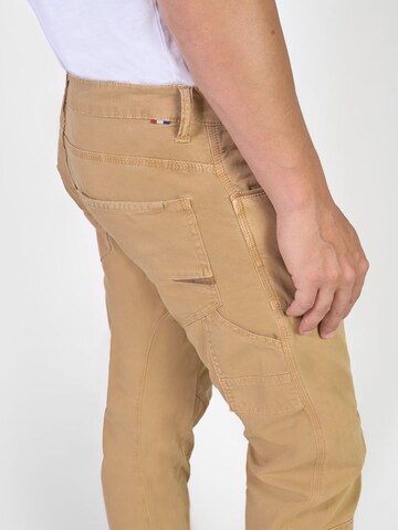 Effilé Pantalon 'Albe' Le Temps Des Cerises en beige