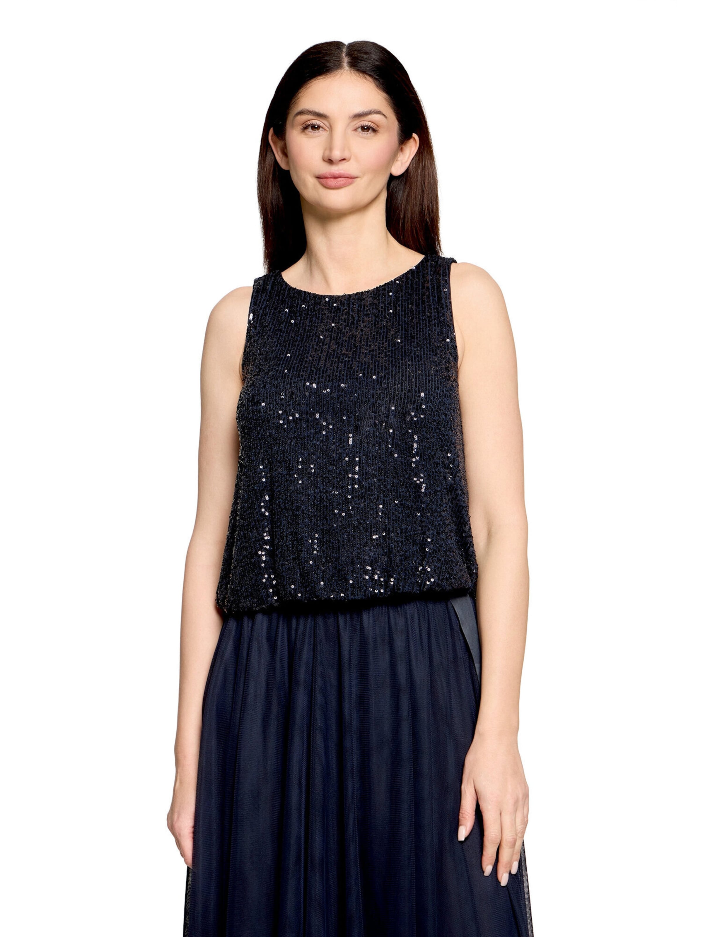 Vera Mont Top in Blauw: voorkant