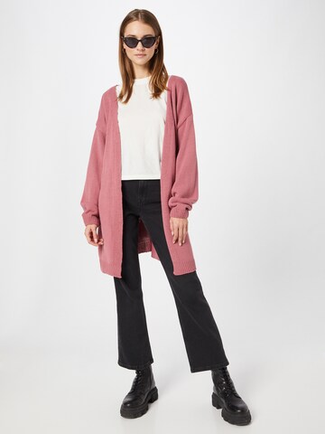 In The Style Knit Cardigan in Pink