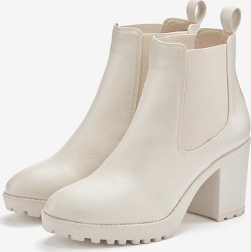 LASCANA - Botas Chelsea en beige