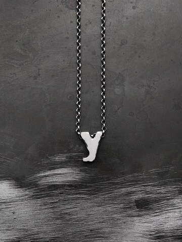 Collana 'Letter Y' di REYTEL in argento: frontale