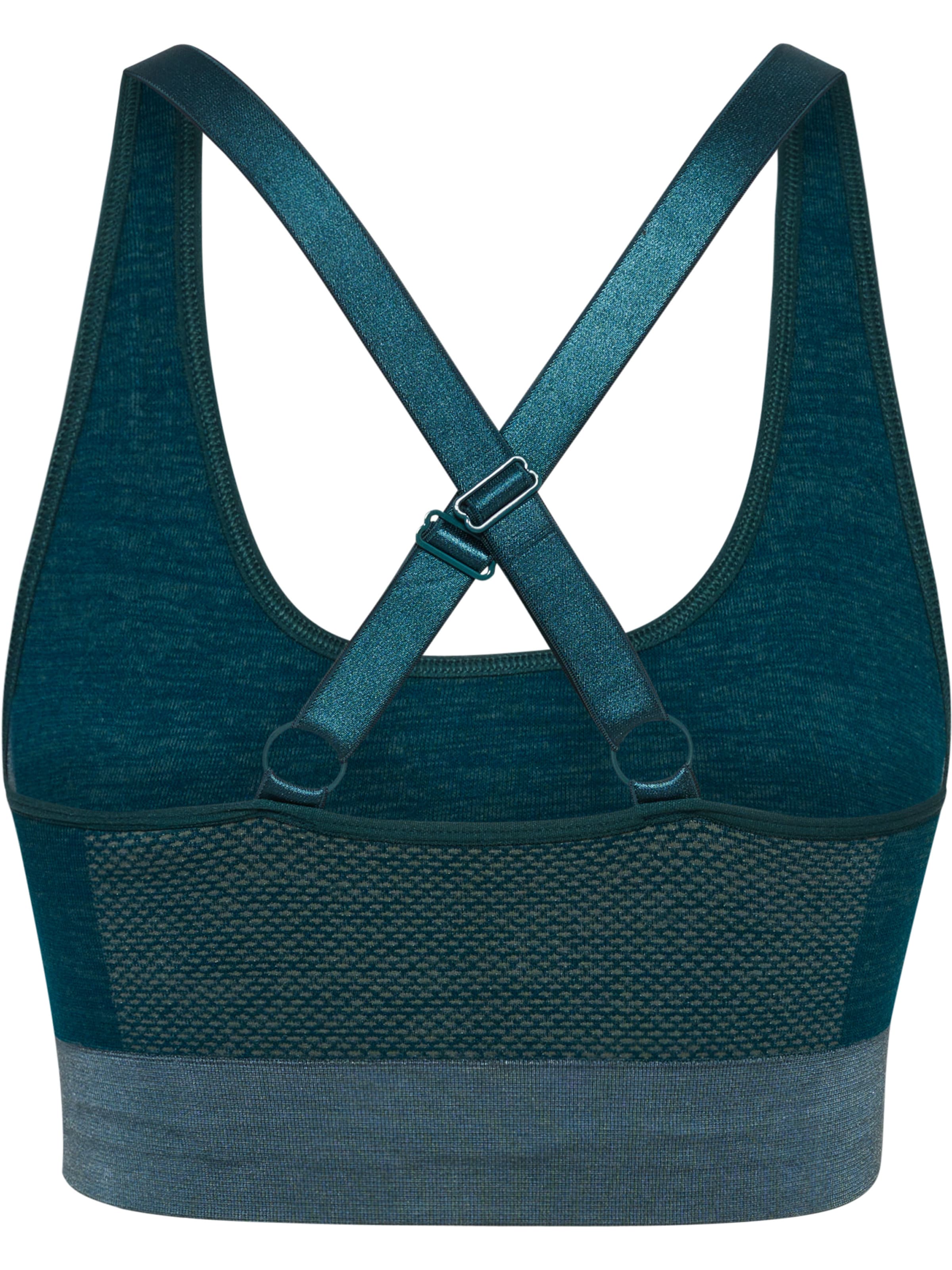 Hummel Õlapaelteta topp Sporditopp, värv roheline