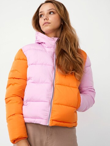 NAME IT Winter Jacket in Purple: front