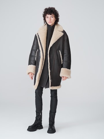 VESPUCCI BY VSP Winter Coat 'Eleonore' in Brown