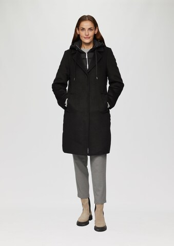 Manteau mi-saison s.Oliver en noir : devant