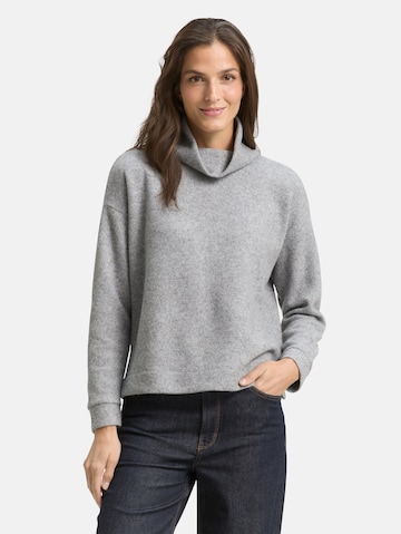 Sweat-shirt TOM TAILOR en gris : devant