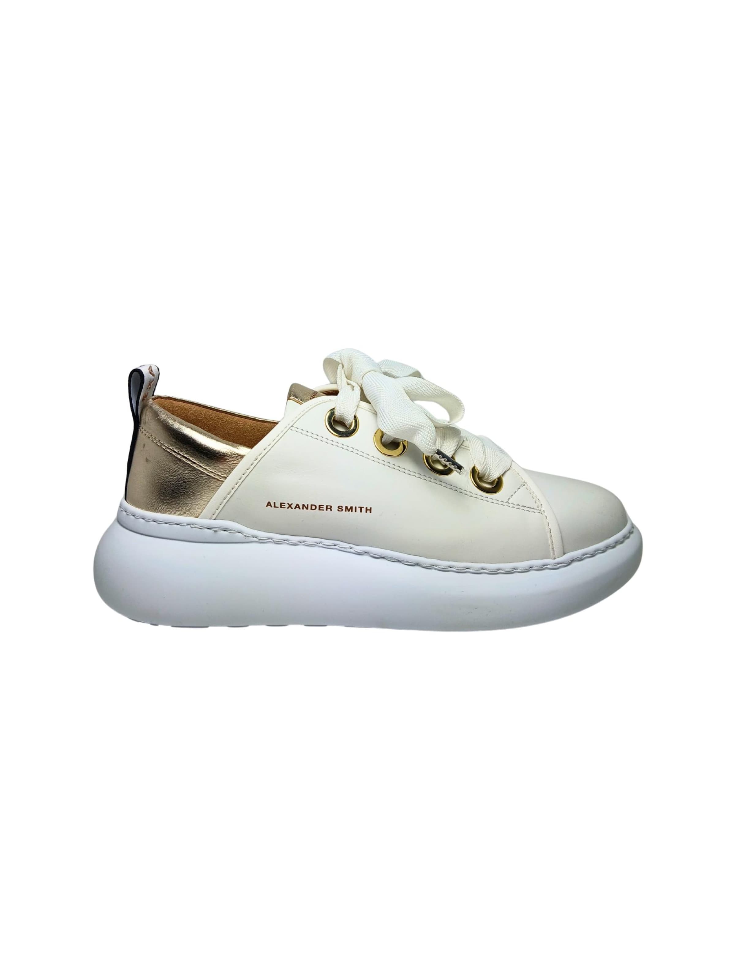 Alexander Smith - Zapatillas deportivas bajas en blanco: frente