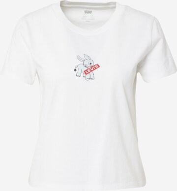 T-shirt LEVI'S ® en blanc : devant