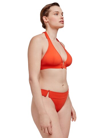 Gisela Trojuholníky Bikinový top - Oranžová