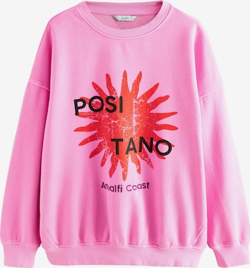 Next Collegepaita 'Positano' värissä vaaleanpunainen: etupuoli