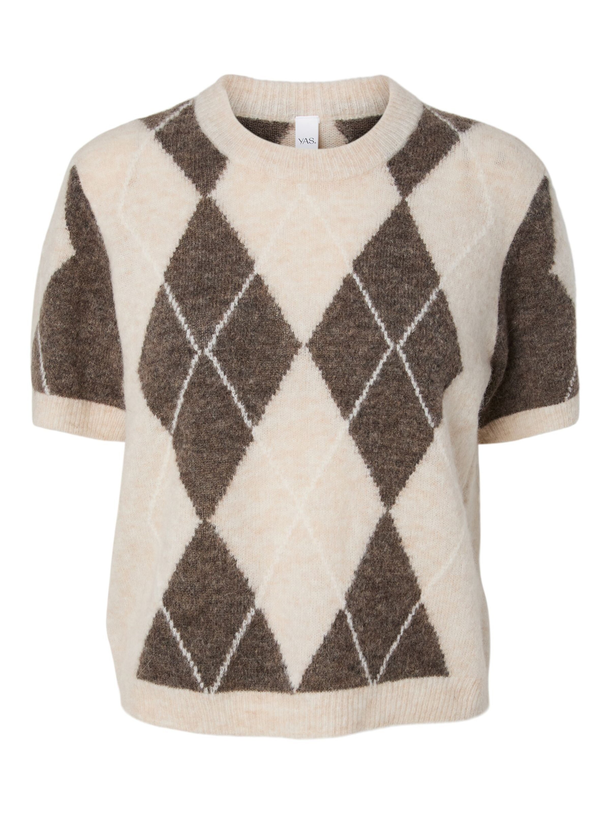 YAS Neulepaita 'YASJoni' värissä beige: etupuoli