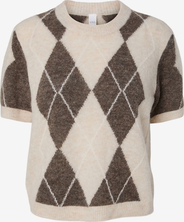 YAS Neulepaita 'YASJoni' värissä beige: etupuoli