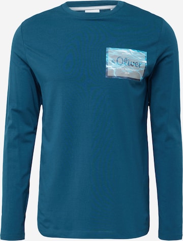 s.Oliver Shirt in Blue: front