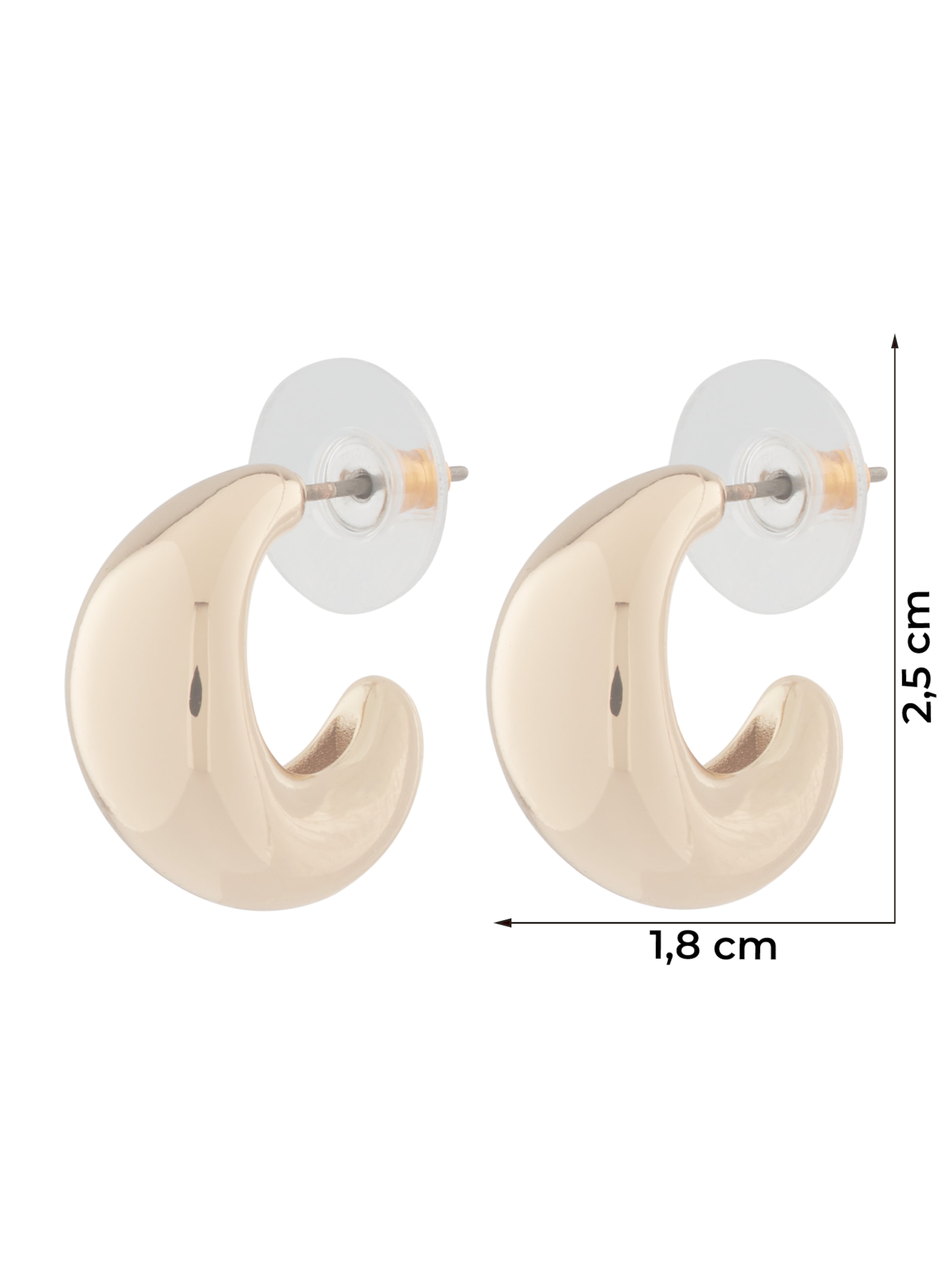 DKNY Обеци в злато