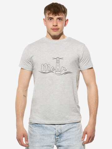 Maglietta 'Moin' di Cotton Prime in grigio: frontale