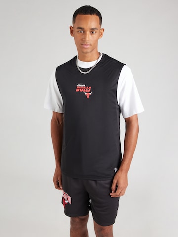 NEW ERA Särk 'NBA ESSENTIALS CHIBUL', värv must: eest vaates