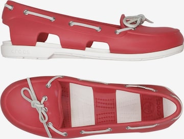 Crocs Sandalen 41,5 in Rot: Vorderseite