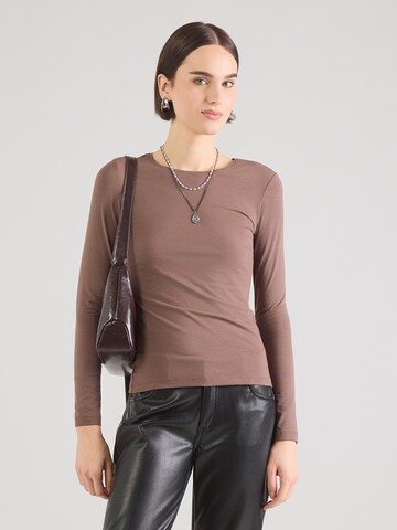 PIECES Shirts 'PCSIRENE' i brun: forside