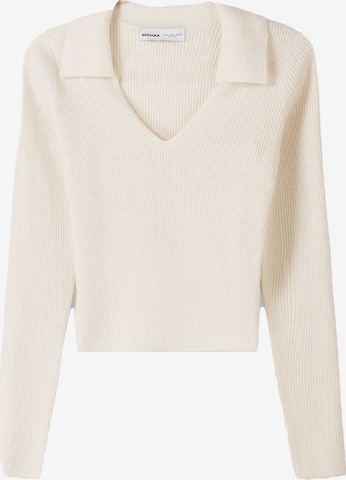 Pullover di Bershka in beige: frontale