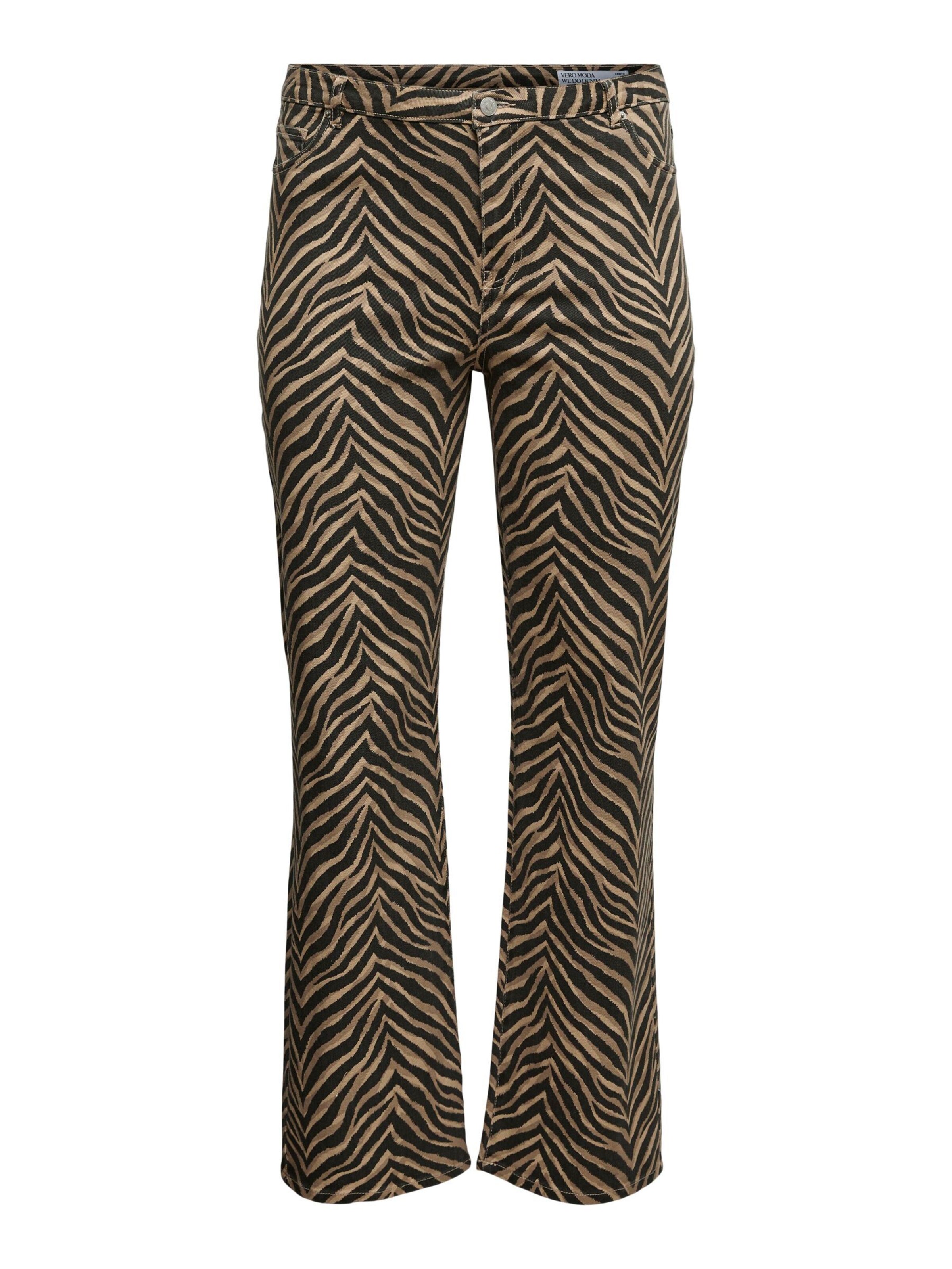 Vero Moda Curve - regular Vaquero 'VMCTessa' en marrón: frente