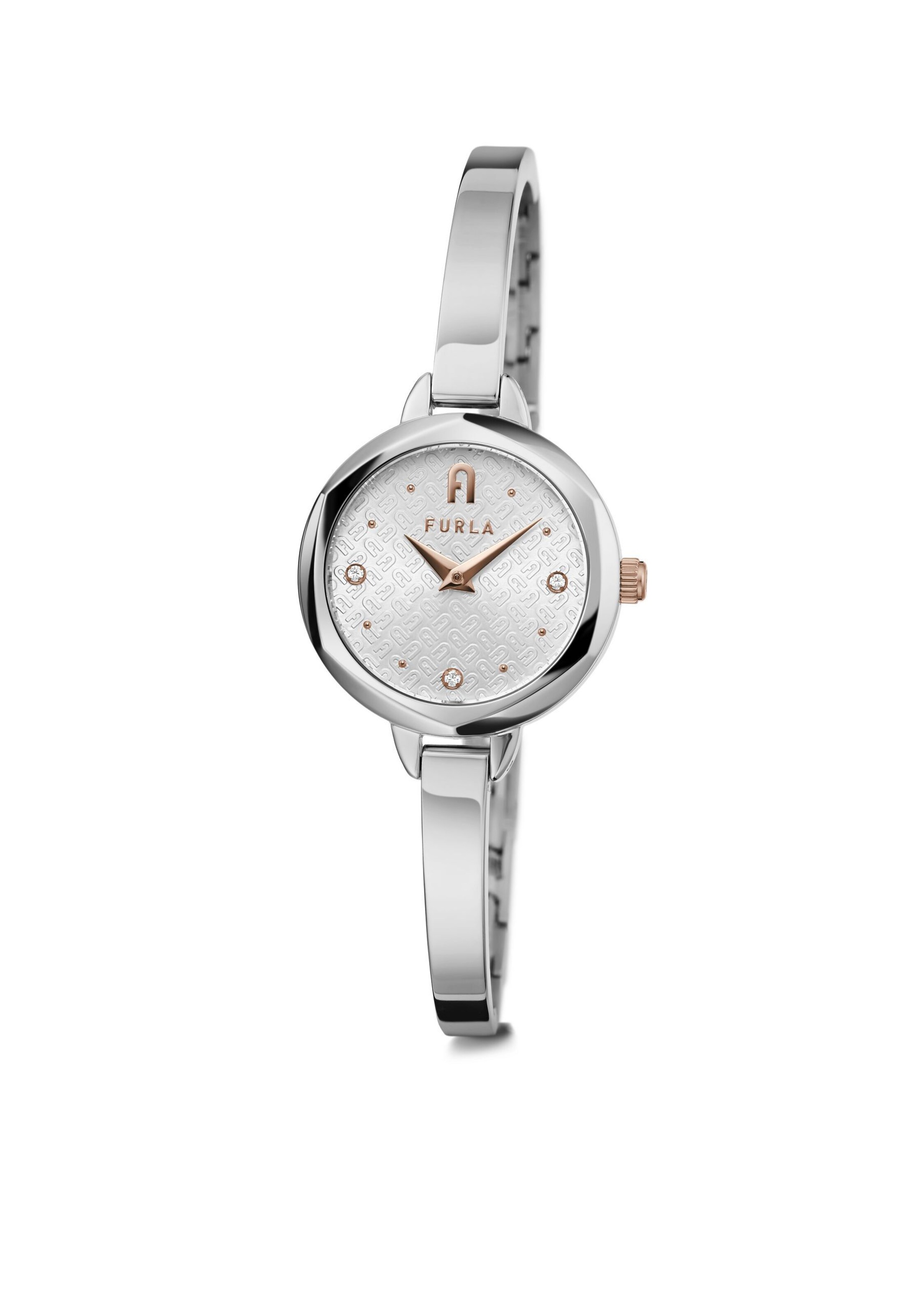 FURLA Analog Watch 'Petite Bangle' in Silver