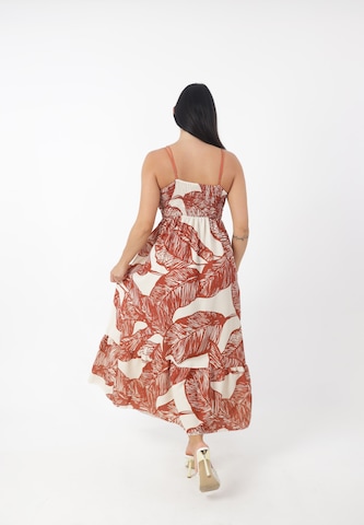 Robe d’été Elara en orange