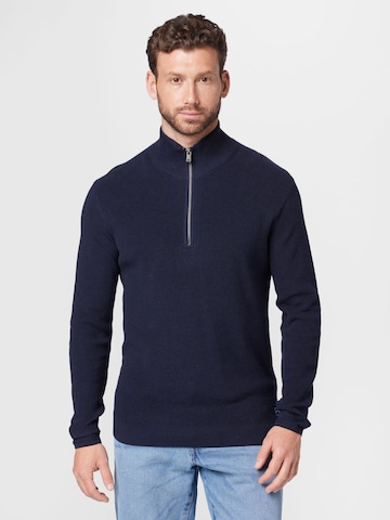 TOM TAILOR Sweater in Blue: front