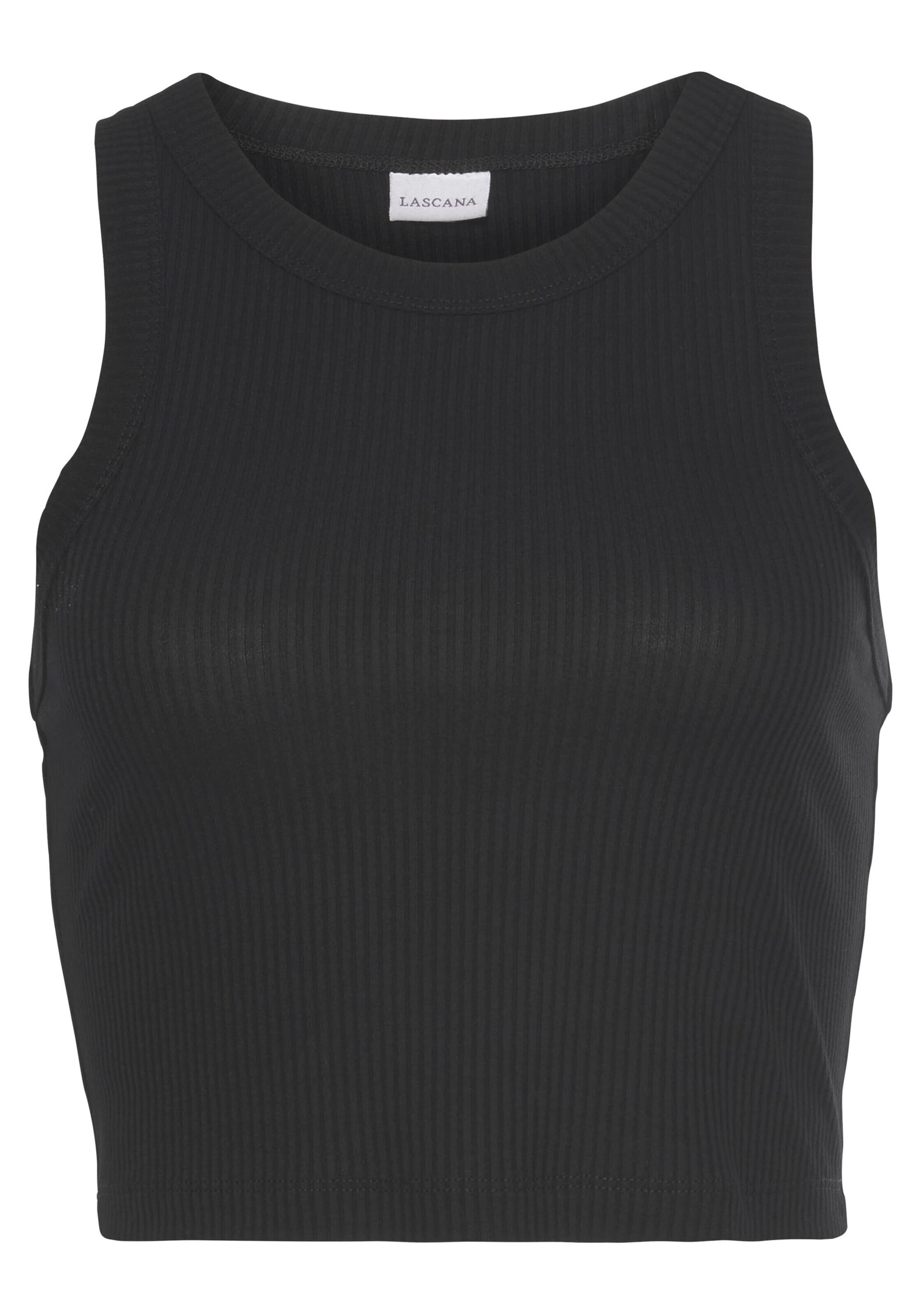 LASCANA Top in Zwart