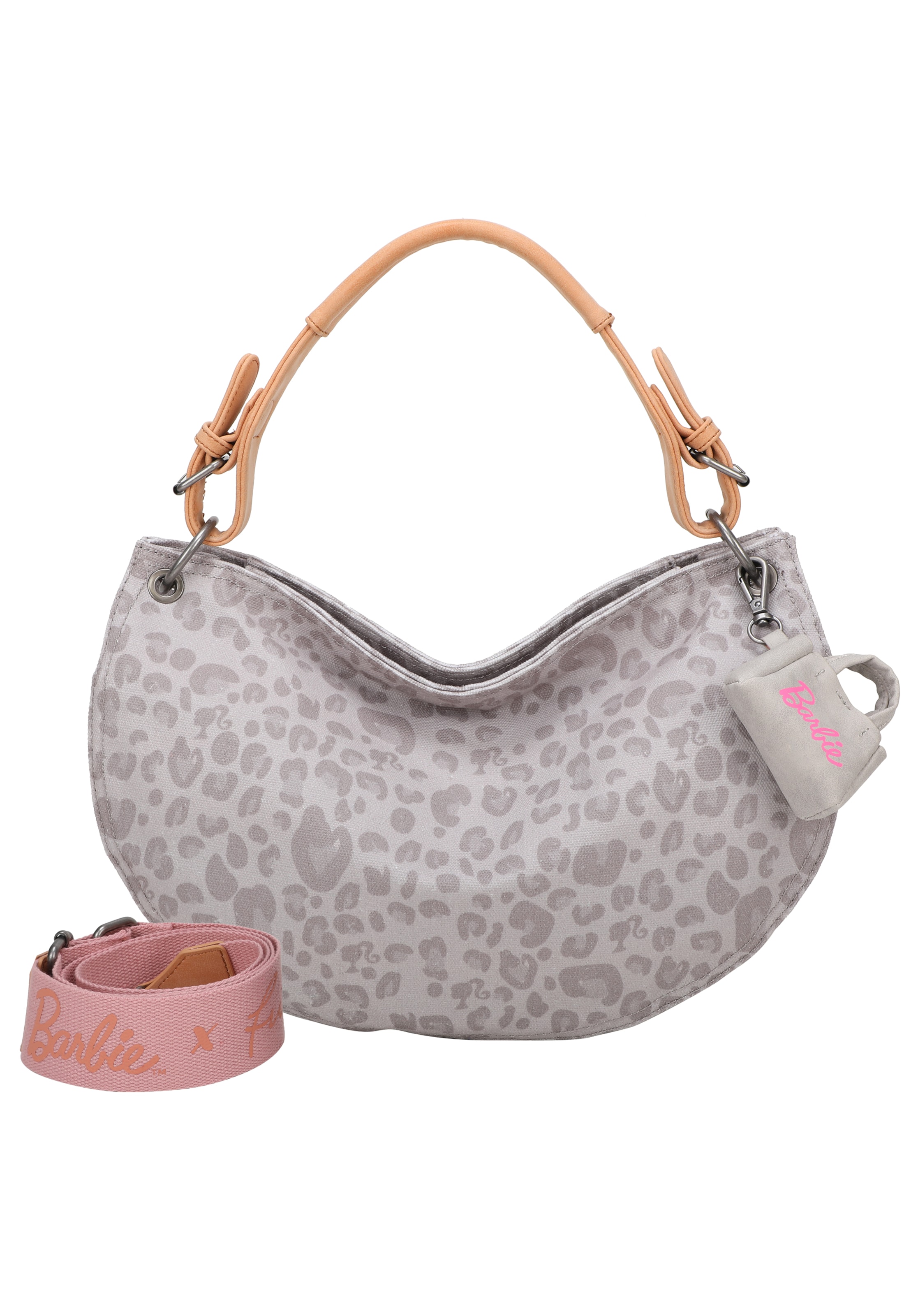 Borsa a spalla 'Bitzi11 Barbie' di Fritzi aus Preußen in grigio: frontale