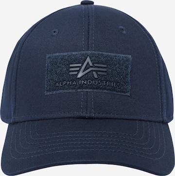 ALPHA INDUSTRIES Cap in Blau