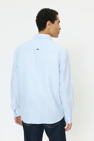 Matinique Regular fit Button Up Shirt 'Christaldo P Heritage' in Blue