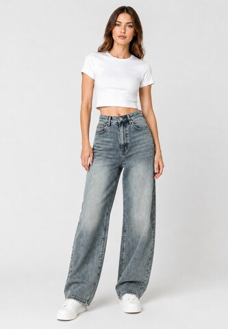 Elara Vat Jeans in Blauw