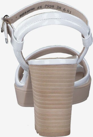 Paul Green Strap Sandals in White