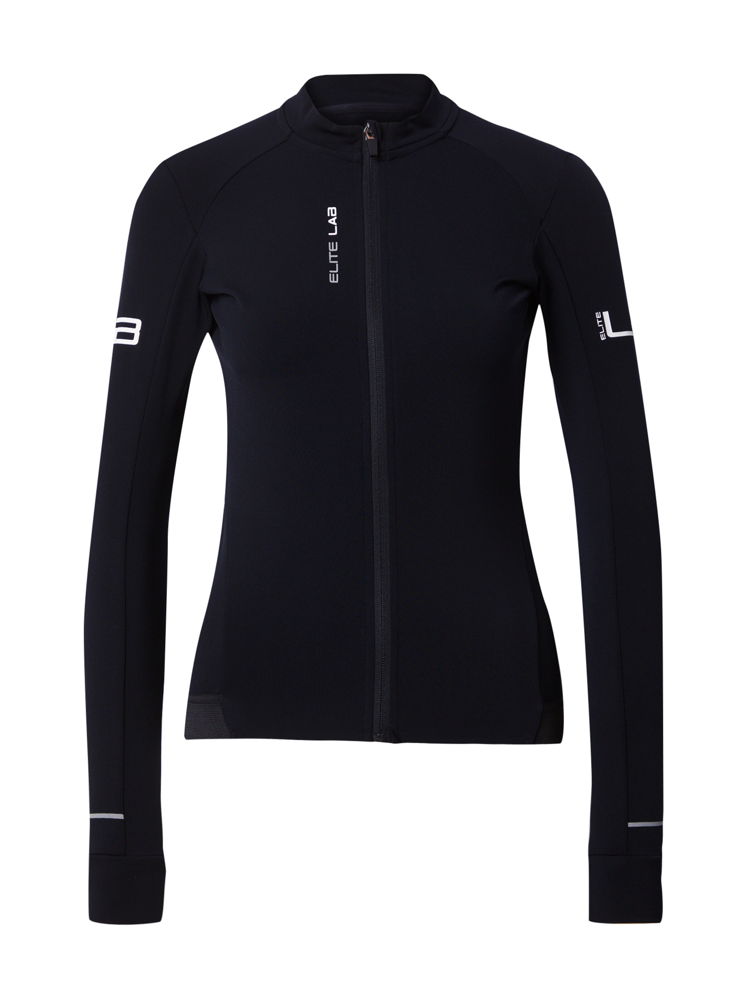 ELITE LAB Sportsweatjacke 'Bike Elite X1' in Schwarz: Vorderseite