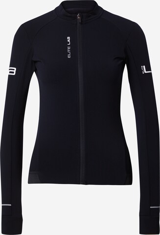 ELITE LAB Athletic Zip-Up Hoodie 'Bike Elite X1' in Black: front