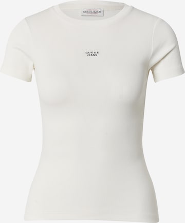 GUESS JEANSMajica - bež boja: prednji dio