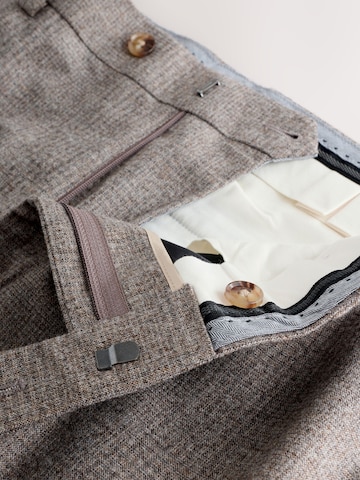 Next Regular Pleated Pants in Brown