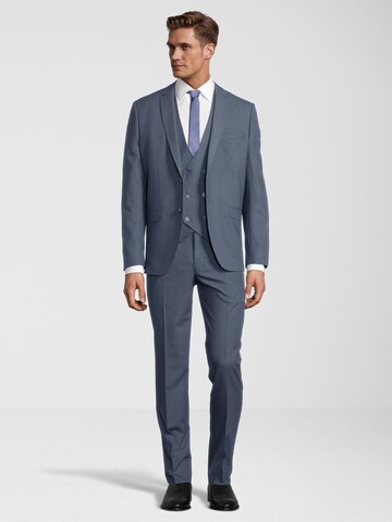 Steffen Klein Slimfit Pak in Blauw: voorkant