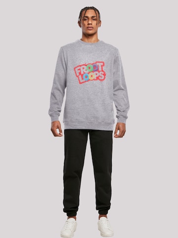Sweat-shirt 'Kellogg's Froot Loops Breakfast Cereal Pop Art' F4NT4STIC en gris