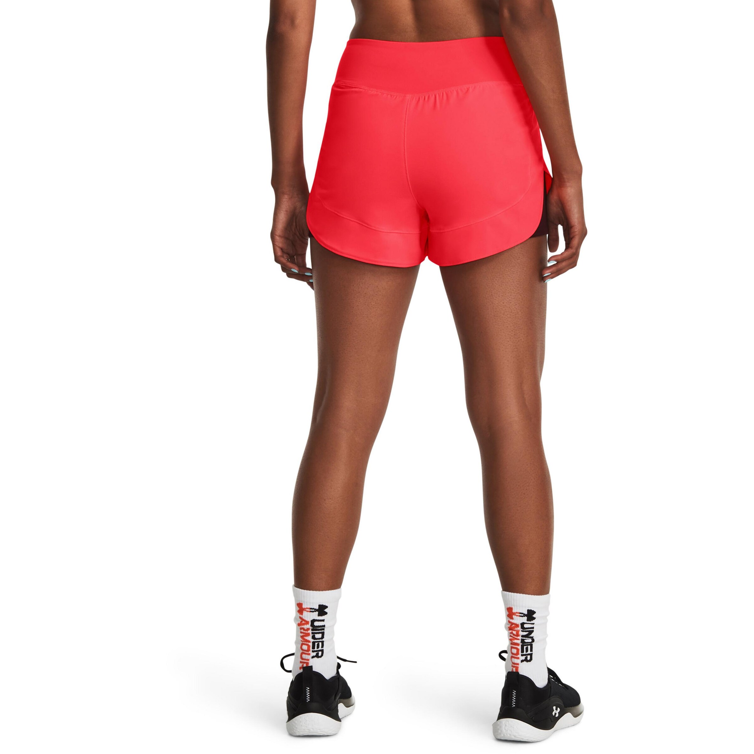 UNDER ARMOUR Loose fit Sports trousers 'Flex Woven' in Red