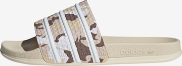 ADIDAS ORIGINALS Pantolette 'Adilette' in Weiß: Vorderseite