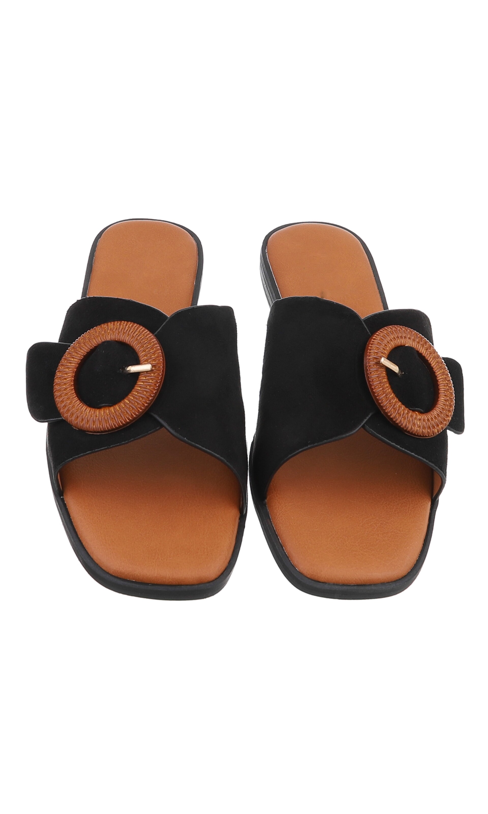 Ital-Design Pantolette in Schwarz