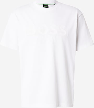 BOSS Paita 'Member' värissä valkoinen: etupuoli