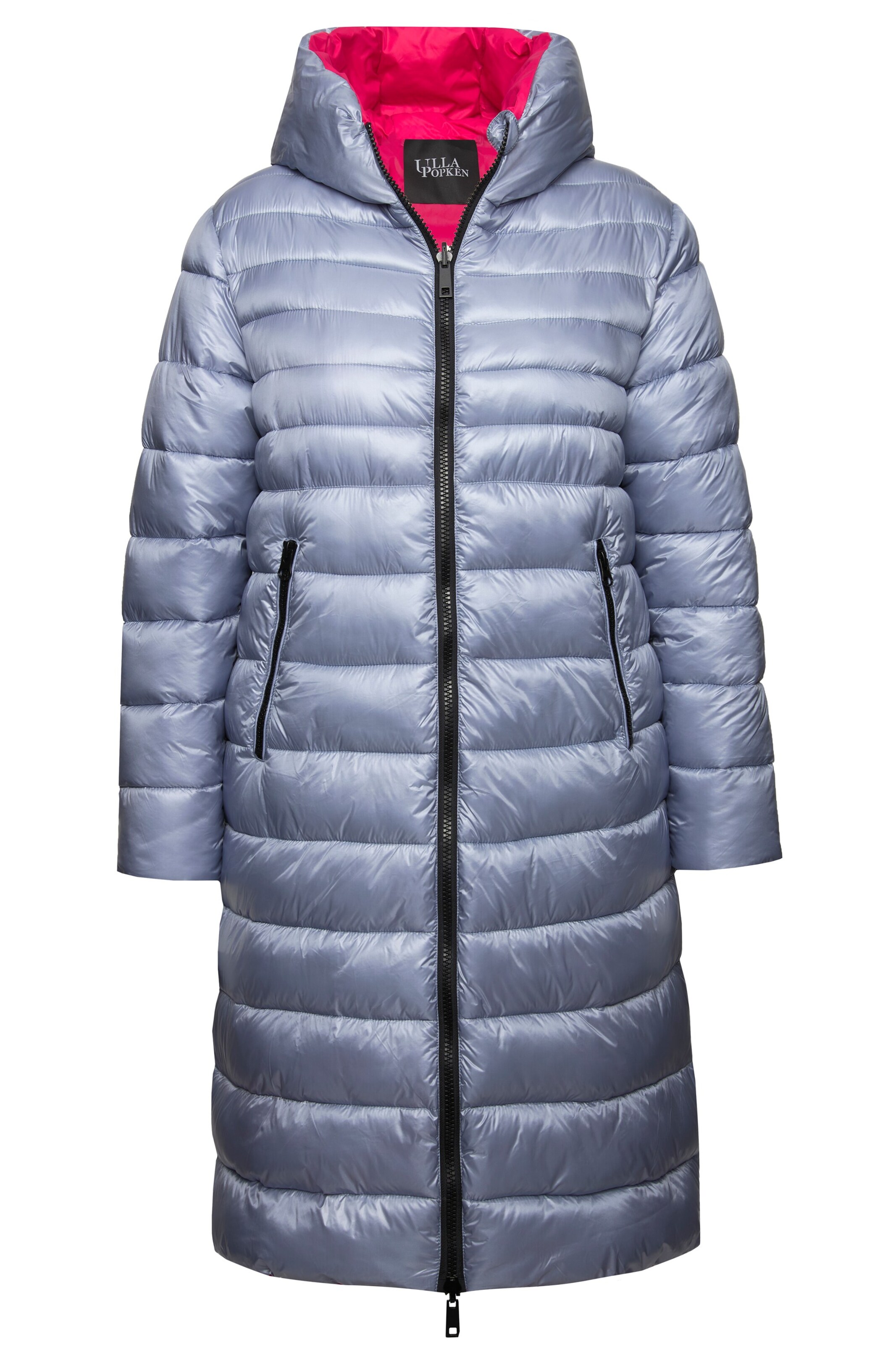 Ulla Popken Winter Coat in Blue: front