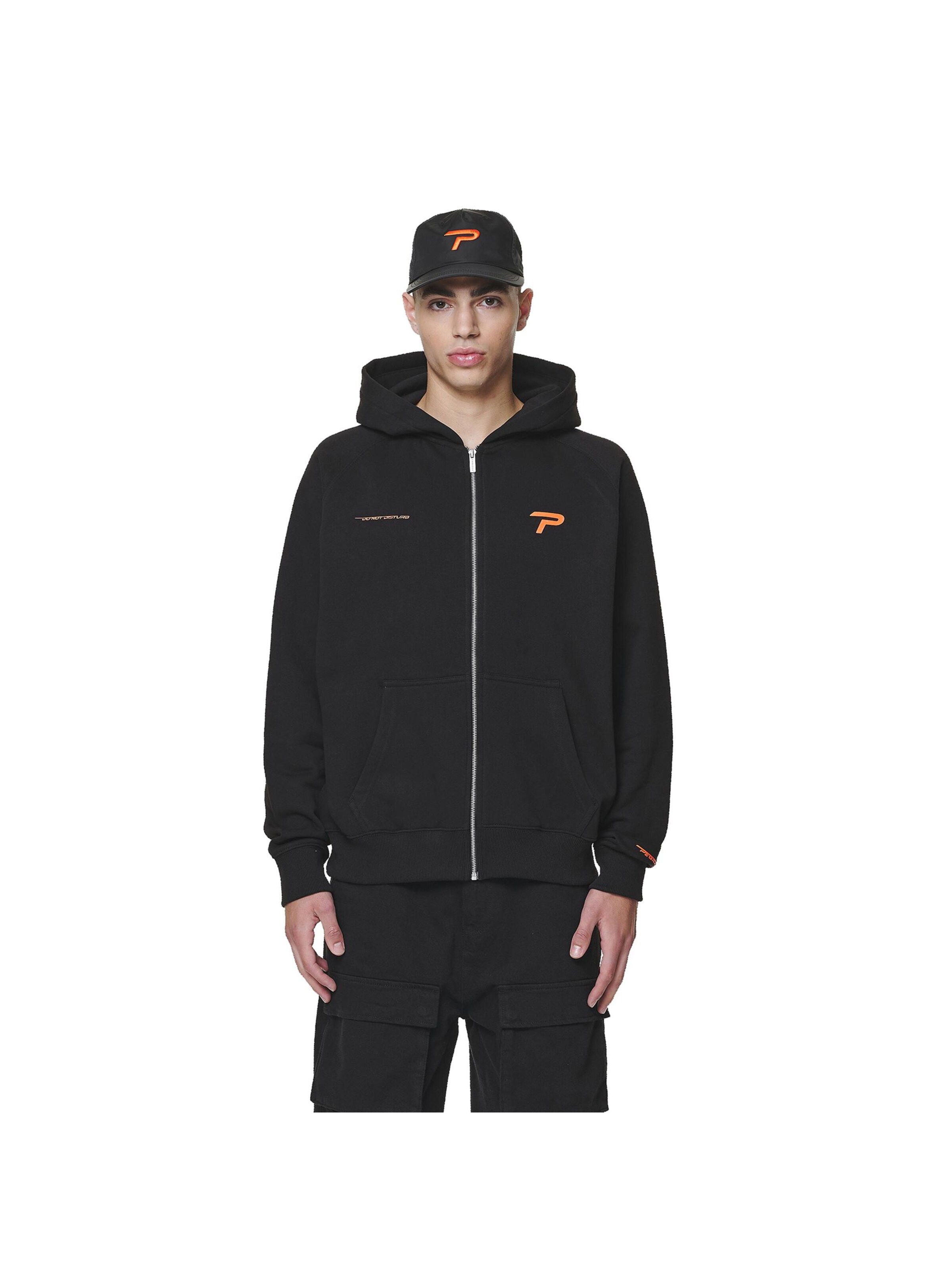 Pegador Sweatjacke 'Barone'‌‌‌‌‌‌‌‌‌‌ in Schwarz: Vorderseite