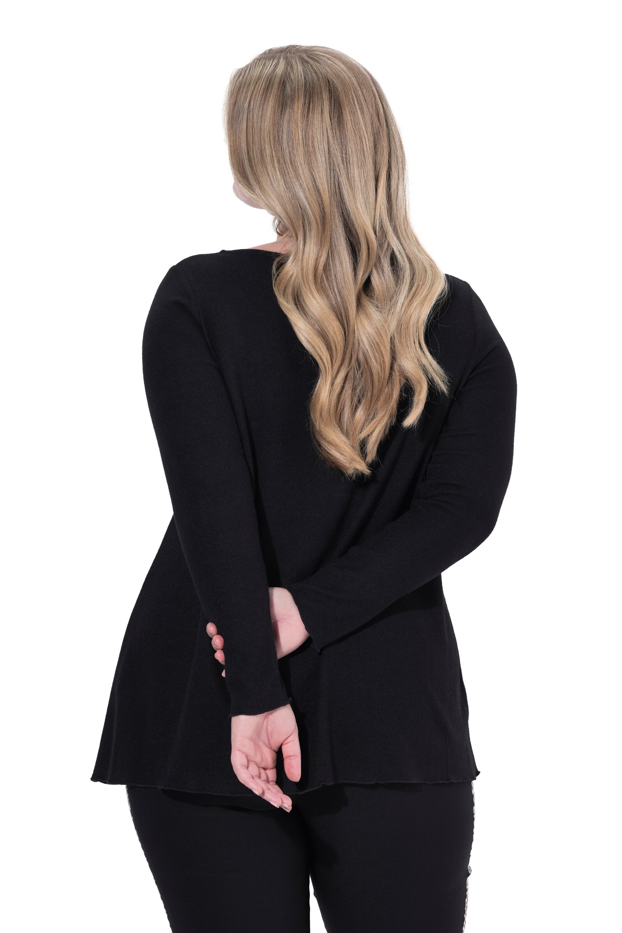 MIAMODA Sweater in Black